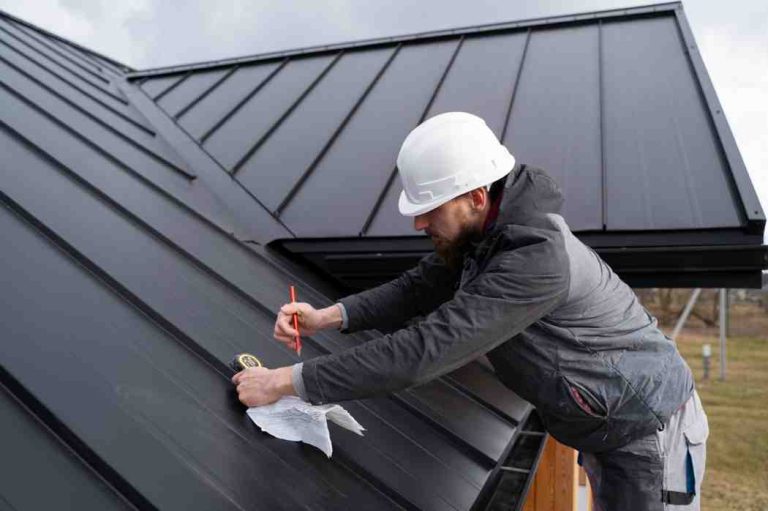 Seamless gutter installation